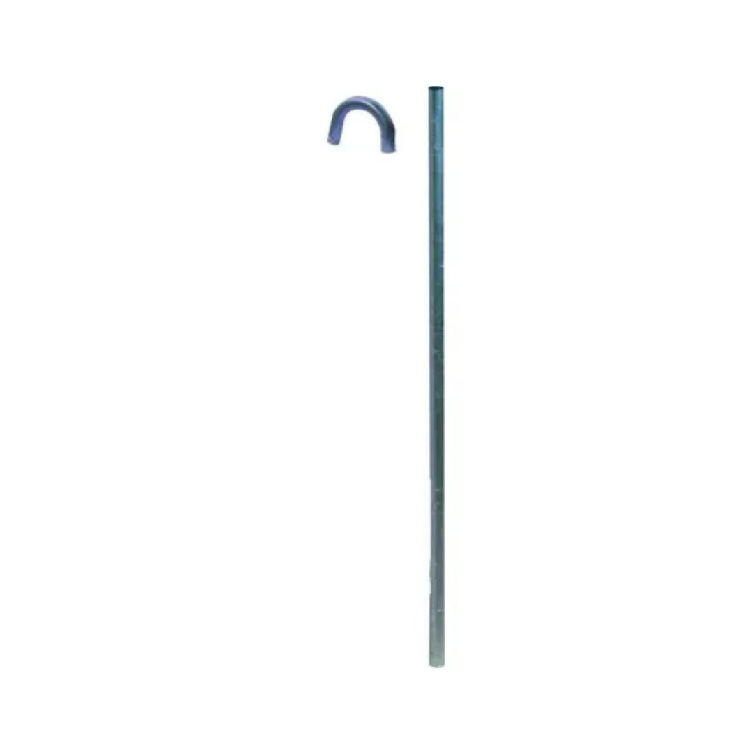 Palo 2mt d50 s2,5 Con Curva Senza Tappo Senza Fissaggio