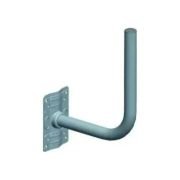 Supporto a muro 90° d40 s1,5 lunghezza 31cm verticale